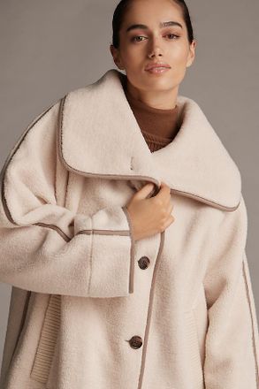 Varley Romane Boxy Faux-Shearling Jacket