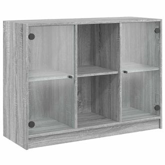 Berkfield Home Sideboard Grey Sonoma 102x37x75.5 cm Engineered Wood