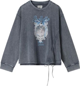 Musium Div. Felpa con grafica - Grigio