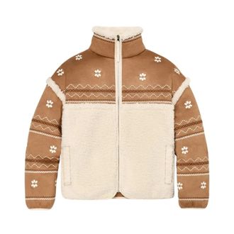 UGG Faux Fur & Shearling Jackets, female, Multicolor, XS, Marlene Jacket Ather