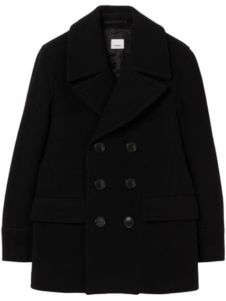 Burberry double-breasted peacoat - Black