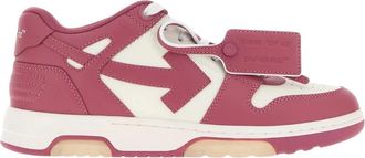 Off-white Schoenen, Dames, Roze, 37 EU, Leer, Out Of Office Sneakers