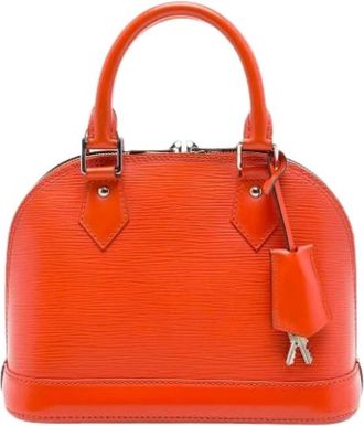 Louis Vuitton Pre-owned Alma BB - Dames - Pre-owned - Oranje - Maat: ONE Size Leer