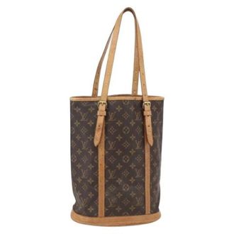 Louis Vuitton Pre-owned Bucket Bags, female, Brown, Size: ONE SIZE Pre-owned Bucket Bag
