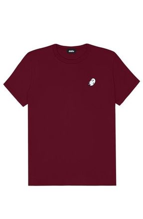 Dalix Ghost Womens Relaxed Tee in Maroon at Nordstrom, Size Xx-Large