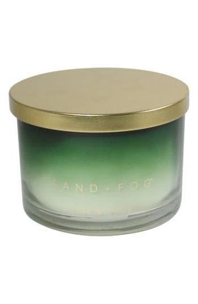 Sand + Fog Pine & Sage Ombr&eacute; Candle in Green at Nordstrom Rack