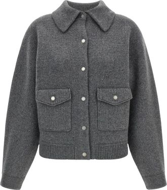 Guest In Residence Chaqueta Bomber de Fieltro - Jackets - Mujer - Gris - S