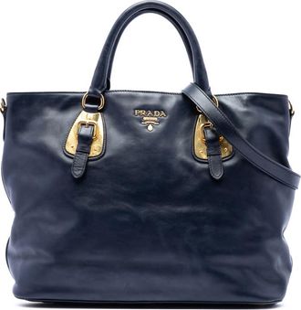 Prada Pre-owned Prada Soft Calfskin Open Convertible Shopping Tote Ladies 4QGY89VJMV3IULJI