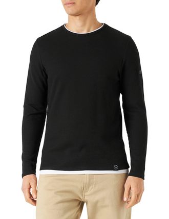 Key Largo Mens Stefano Round Sweatshirt, Black (1100), XXXL