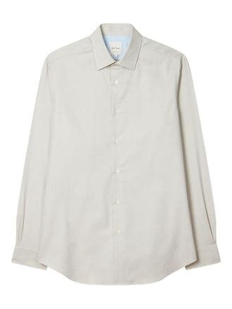 Paul Smith cuff-detail shirt - Grijs