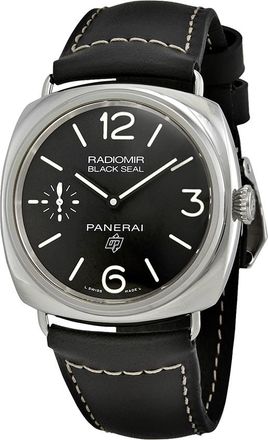 Officine Panerai Pre-owned Panerai Radiomir Black Seal Hand Wind Black Dial Mens Watch PAM00754
