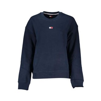 Tommy Hilfiger Dames, Sweatshirts & Hoodies, Blauw, Maat: XS Katoen