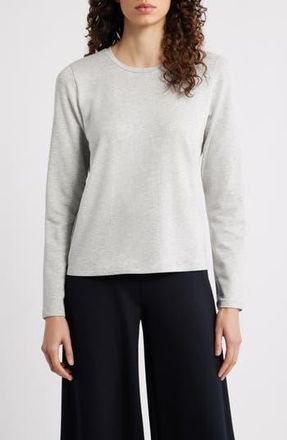 Eileen Fisher Crewneck Top in Dark Pearl at Nordstrom Rack, Size X-Small