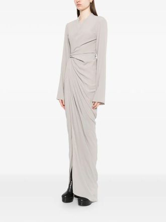 Rick Owens Wrap Gown Dress