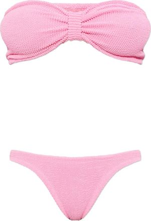 Hunza G Tina crinkle bikini - Roze