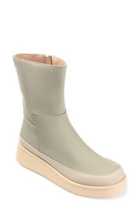 Journee Collection Cristen Bootie in Olive at Nordstrom Rack, Size 7.5