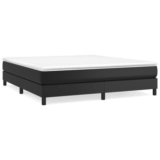 Berkfield Home Bed Frame Frame Black Super King Faux Leather (UK/IE/FI/NO only)