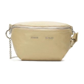 Kazar Beige leren heuptas - Dames - Heuptassen - Beige - ONE Size - Leer - Tassen