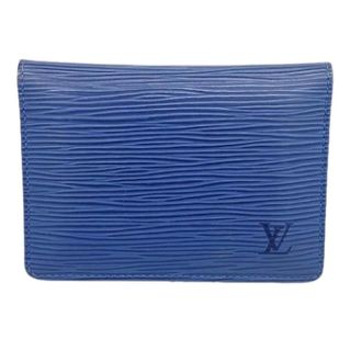 Louis Vuitton Pre-owned Vintage Portemonnee - unisex - Pre-owned - Blauw - Maat: ONE Size Leer