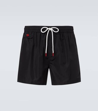 Kiton Logo swim trunks