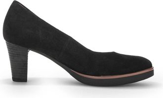 Gabor Stijlvolle su&egrave;de pump voor dames - Dames - Pumps - Zwart - 35 EU - Su&egrave;de - Schoenen