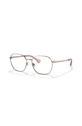 Ralph Lauren 54mm Irregular optical glasses in Gold at Nordstrom