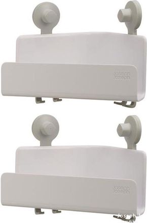 Joseph Joseph Estante Esquinero Para Ducha En Color Blanco Easystore De Joseph Joseph (paquete De 2 Unidades) - Soluci&oacute;n Compacta Para Organizar Tu Ducha De Manera 