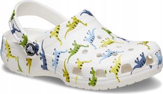 OEM Zuecos Crocs Classic Con Estampado De Personajes Para Ni&ntilde;os 209695 J13eu 3233 Dinosaurio