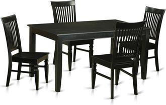 East West Furniture 5 PC dinette Table set for 4-Kitchen Table and 4 Dining Chairs