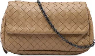 Bottega Veneta Pre-owned Bottega Veneta Mini Nappa Intrecciato Expandable Chain Flap Crossbody Ladies 4NF5B5YZRDYJCOGW
