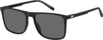 Tommy Hilfiger TH 2277/S 08A(M9) Zonnebril - Heren - Accessoires - Grijs - Maat: 56 MM