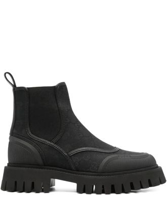 Gucci GG enkellaarzen - Zwart