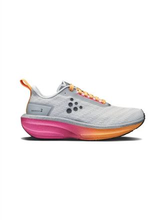 Craft Womens Endurance 2 Running Shoes In Platnum/sour