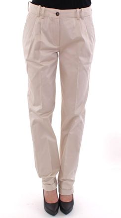 Dolce & Gabbana Beige Cotton Chinos Womens Pants
