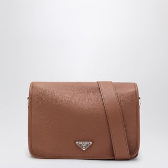 Prada Cognac-coloured leather shoulder bag