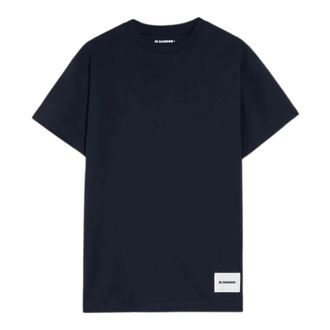 Jil Sander T-Shirts, male, Blue, Size: XL 3-Pack Short-Sleeved T-Shirt Set