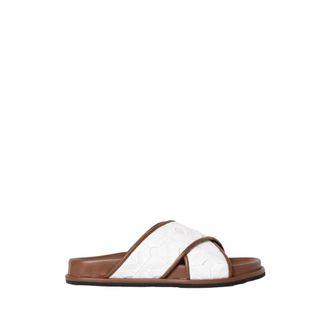 Max Mara Sliders, female, White, Size: 10 US Canvas Slider