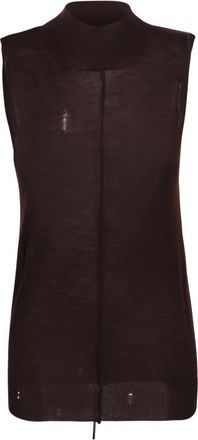 Amiri Cashmere Top - Dames - Cashmere truien - Bruin - M - Kasjmier - Truien & Vesten