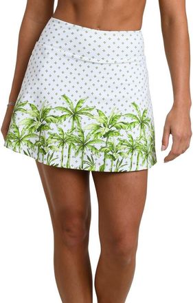 La Blanca Club Palm Active Skort in Lime at Nordstrom, Size X-Large