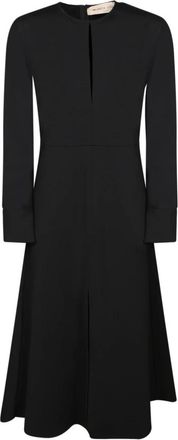 Blanca Vita Aderia Midi Jurk - Dames - Casual kleedjes - Zwart - M - Kleedjes