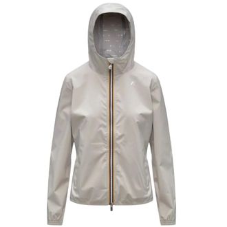 K-Way K-Way, Rain Jackets, female, Beige, Size: 2XL Lil 2.0 Stretch Dot Jacket