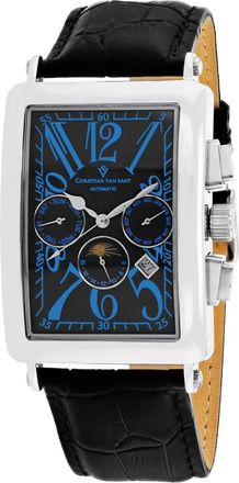 Christian Van Sant Mens Black dial Watch