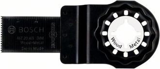 Bosch Accessories Professional 5x Hojas De Sierra De Inmersi&oacute;n Aiz 20 Ab Wood And Metal (para Madera Y Metal, 20 X 30 Mm, Accesorios Multiherramienta) - Bos