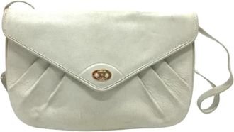 Celine Pre-owned Leather celine-bags - Dames - Vintage Schoudertas - Wit - ONE Size - Vintage