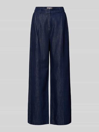 Christian Berg Wide Fit Jeans mit Lyocell-Anteil in Marine, Gr&ouml;&szlig;e 34