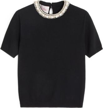 Valentino Garavani embellished T-shirt - Black