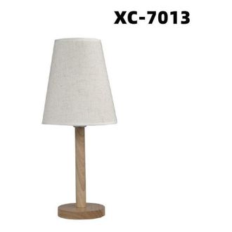 Trade Shop Trade Shop Traesio - Trade Shop - Lampada Da Scrivania Con Base In Legno Liscio Motivo Parlume Bianco E27 Xc-7013