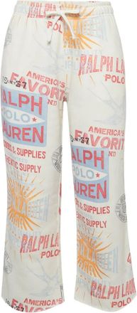 Ralph Lauren Pantaloni con stampa Pre-owned - Bianco