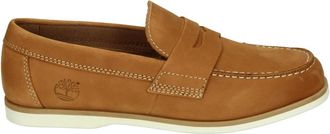 Timberland Heren Instappers in Cognac Nubuck - Heren - Loafers - Bruin - 44 1/2 EU - Schoenen