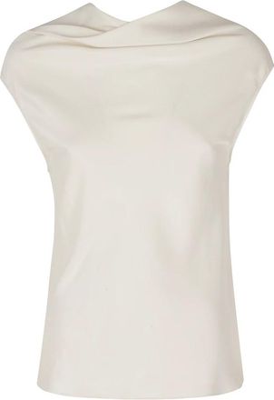 Alberta Ferretti Mouwloze Top - Dames - Tops zonder mouwen - Bruin - M - Tops